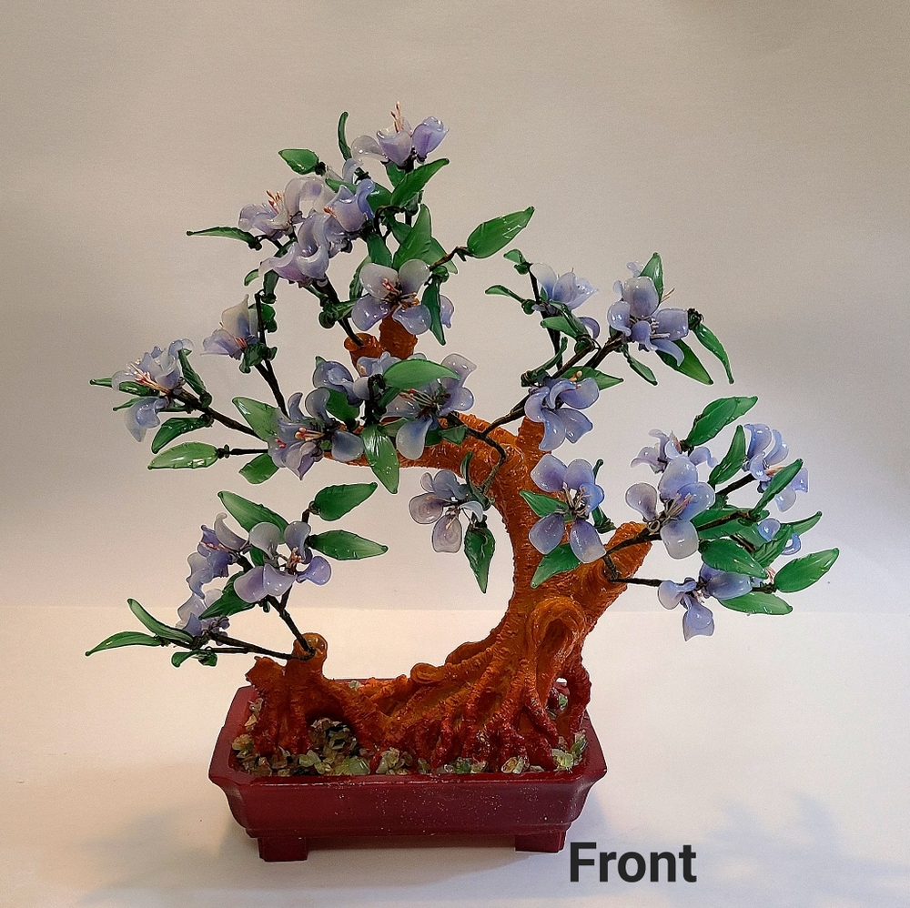 Glass Flower Bonsai Tree